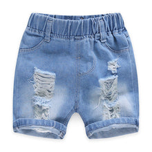 Load image into Gallery viewer, Baby Boy Shorts Jeans 2020 Summer Boys Printing Denim Cotton Casual Kids Short Pants For Children Trousers 2-8Years Clothing