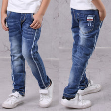 Load image into Gallery viewer, IENENS Kids Boys Jeans  Fashion Clothes  Classic Pants Denim Clothing Children Baby Boy Casual Bowboy Long Trousers  5-13Y

