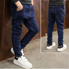 Load image into Gallery viewer, IENENS Kids Boys Jeans  Fashion Clothes  Classic Pants Denim Clothing Children Baby Boy Casual Bowboy Long Trousers  5-13Y
