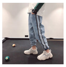 Load image into Gallery viewer, IENENS Kids Boys Jeans  Fashion Clothes  Classic Pants Denim Clothing Children Baby Boy Casual Bowboy Long Trousers  5-13Y
