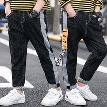 Load image into Gallery viewer, IENENS Kids Boys Jeans Baby Clothes Classic Pants Children Denim Clothing Boy Casual Bowboy Long Trousers  5-13Y
