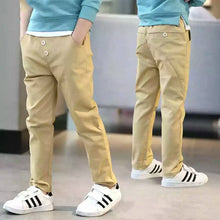 Load image into Gallery viewer, Hot Boys Pants 2020 High Quality Cotton Korean Casual Pants Children Spring Autumn Trousers Splicing Large Pockets 4-13 Years
