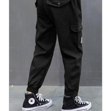 Load image into Gallery viewer, Hot Boys Pants 2020 High Quality Cotton Korean Casual Pants Children Spring Autumn Trousers Splicing Large Pockets 4-13 Years
