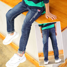 Load image into Gallery viewer, Boys Pants 2019 Autumn Kids Jeans Elastic Waist Stretch Denim Clothes Children Trousers For 4 to 14 Years Boy Pencil Leggings

