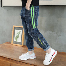 Load image into Gallery viewer, IENENS Boys Jeans Denim Trousers Kids Clothes Children Clothes Spring Young Boy Straight Cowboy Trousers Casual Pants 5-13Years
