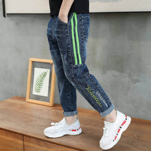 Load image into Gallery viewer, IENENS Boys Jeans Denim Trousers Kids Clothes Children Clothes Spring Young Boy Straight Cowboy Trousers Casual Pants 5-13Years
